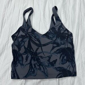 Size 2 Lululemon Align Patterned Tank/Bra